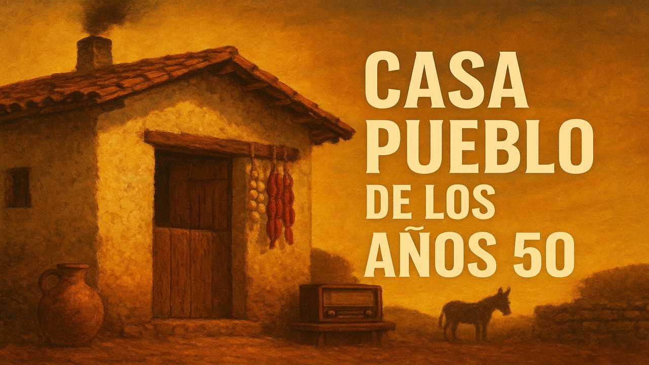Así eran las CASAS de los PUEBLOS de ESPAÑA en los AÑOS 50 🏠 Vida RURAL y tradiciones DESAPARECIDAS