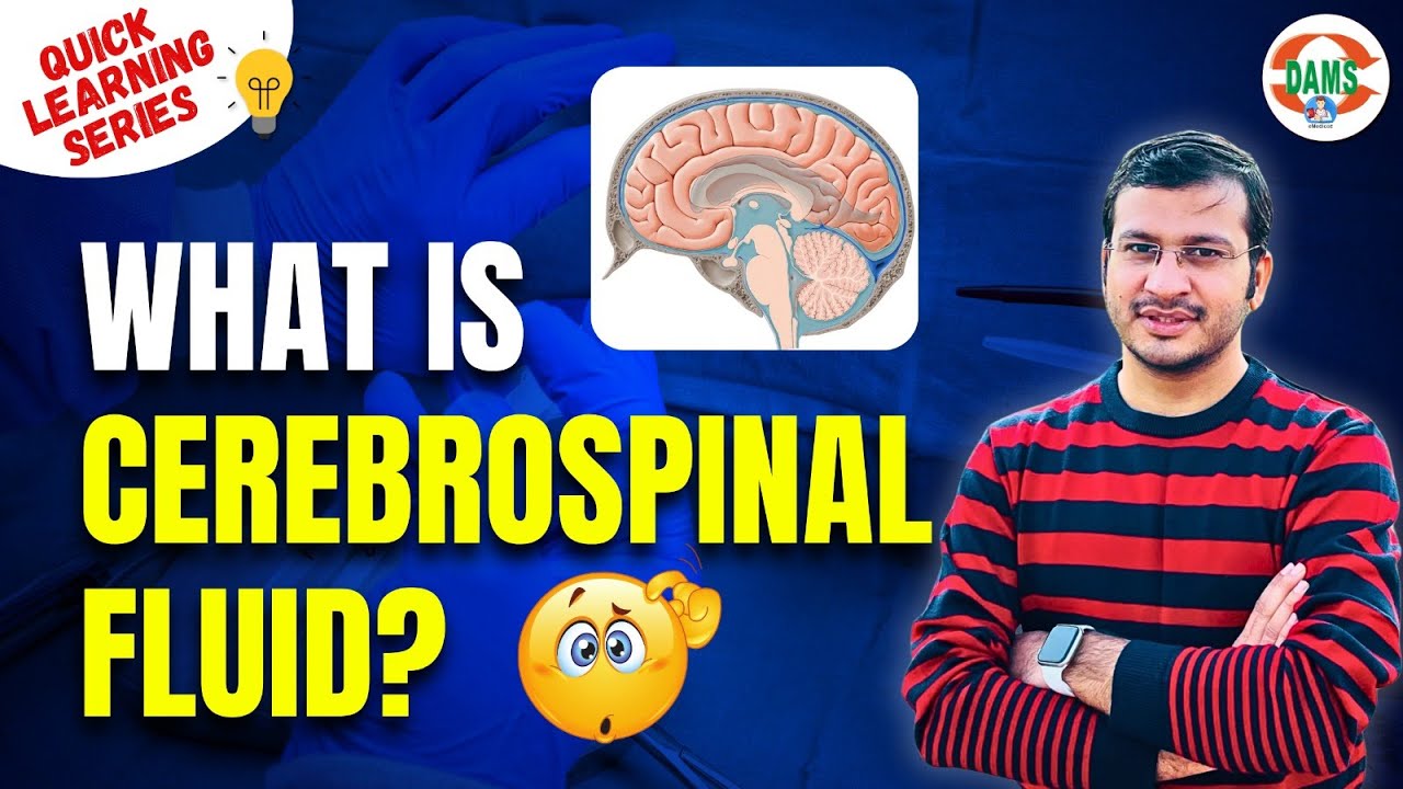 What is Cerebrospinal Fluid? Quick Learning Series by Siddharth Sir | DAMS Nursing