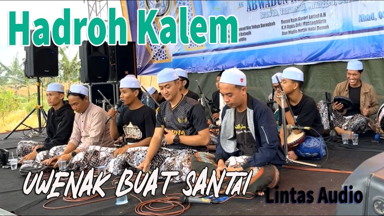 hadroh kalem buat santi sambil ngopi