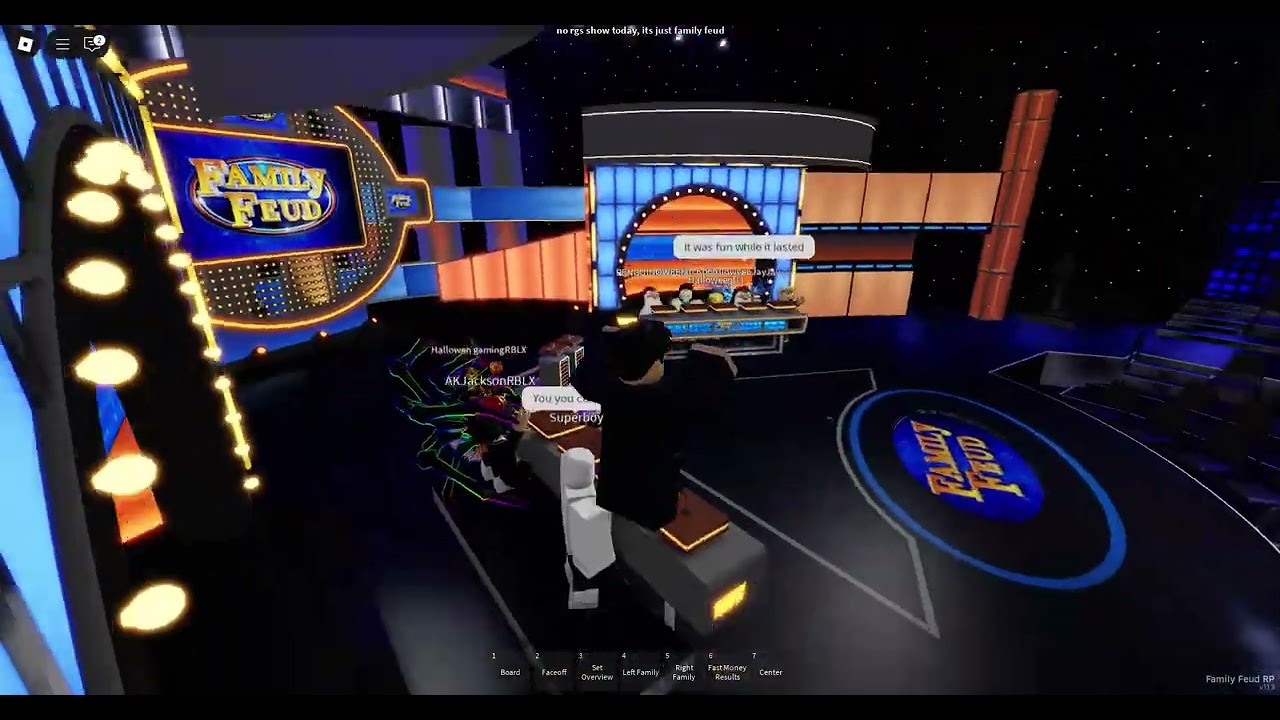 Family Fued pre-show