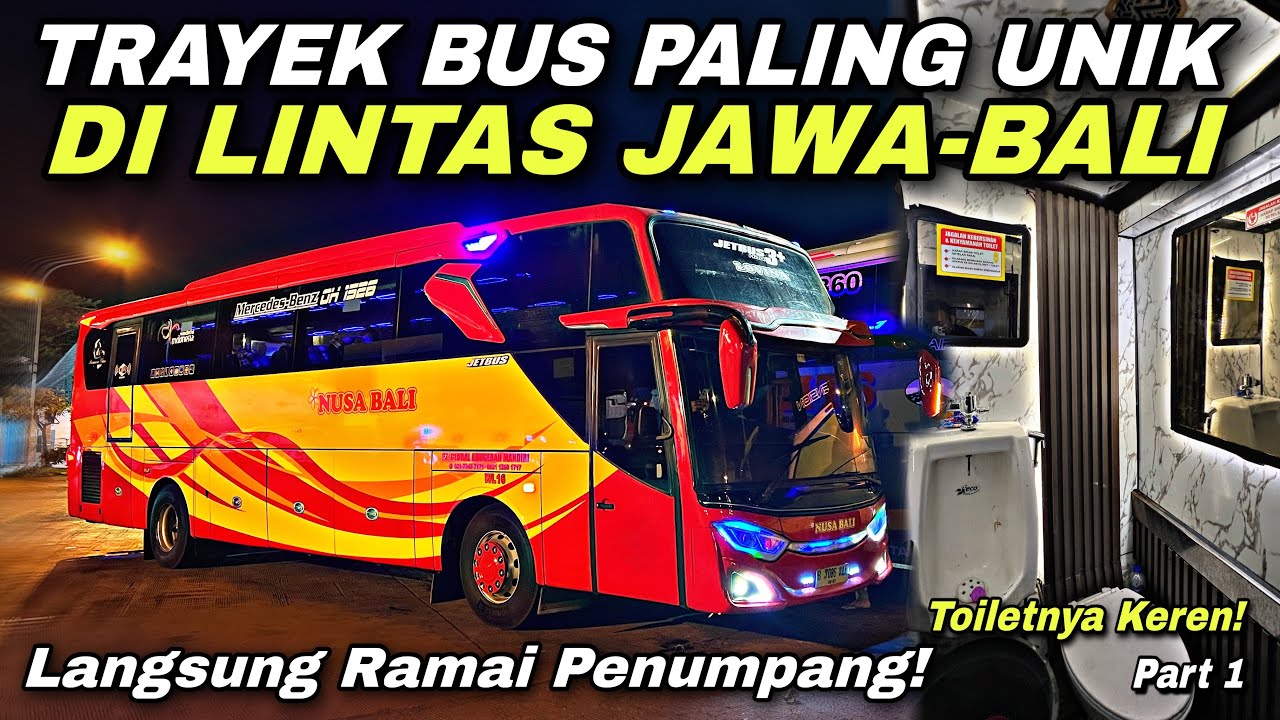 Trayek Bus Paling Unik Di Lintas Dewata 😱 Auto Ramai Penumpang ❗️| trip Nusa Bali WL 16 &ldquo; Lovina &ldquo;