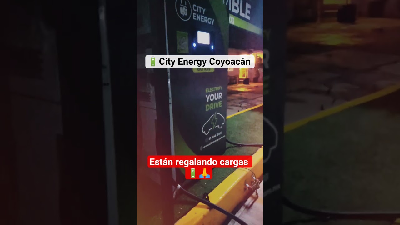 🔋🚗 City Energy Coyoac&aacute;n, regalan cargas, ma&ntilde;ana INVEA decidi&oacute; cerrar otra ves #uber #cityenergy