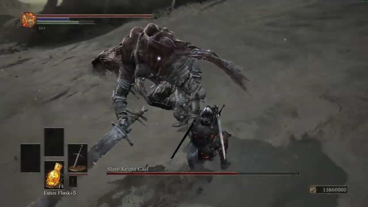 I kill Slave Knight Gael every day till i die. part: 368