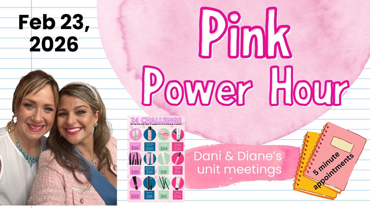 Pink Power Hour Feb 23, 2026 End your month Strong!