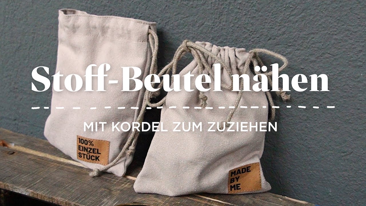 N&auml;h-Tutorial | Stoff-S&auml;ckchen selber n&auml;hen