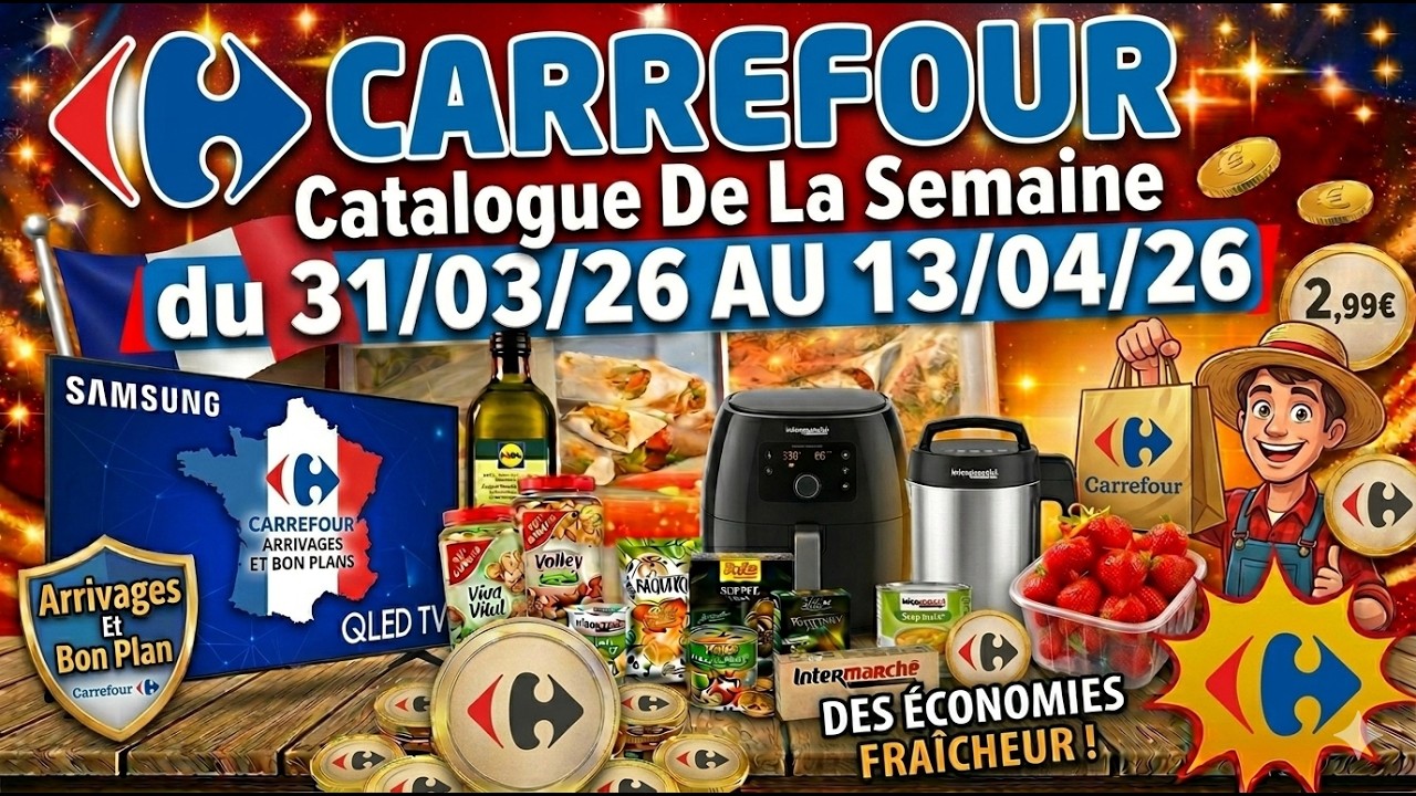 CARREFOUR Catalogue De La Semaine Du 31/03/26 AU 13/04/26 Carrefour France Arrivage De La Semaine