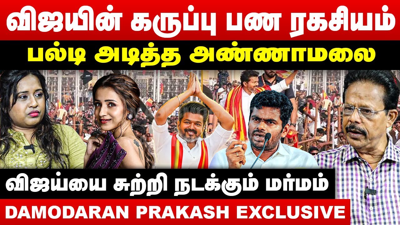 விஜயின் கருப்பு பண ரகசியம் | பல்டி அடித்த அண்ணாமலை | Damodaran Prakash Interview | TVK Vijay | BJP