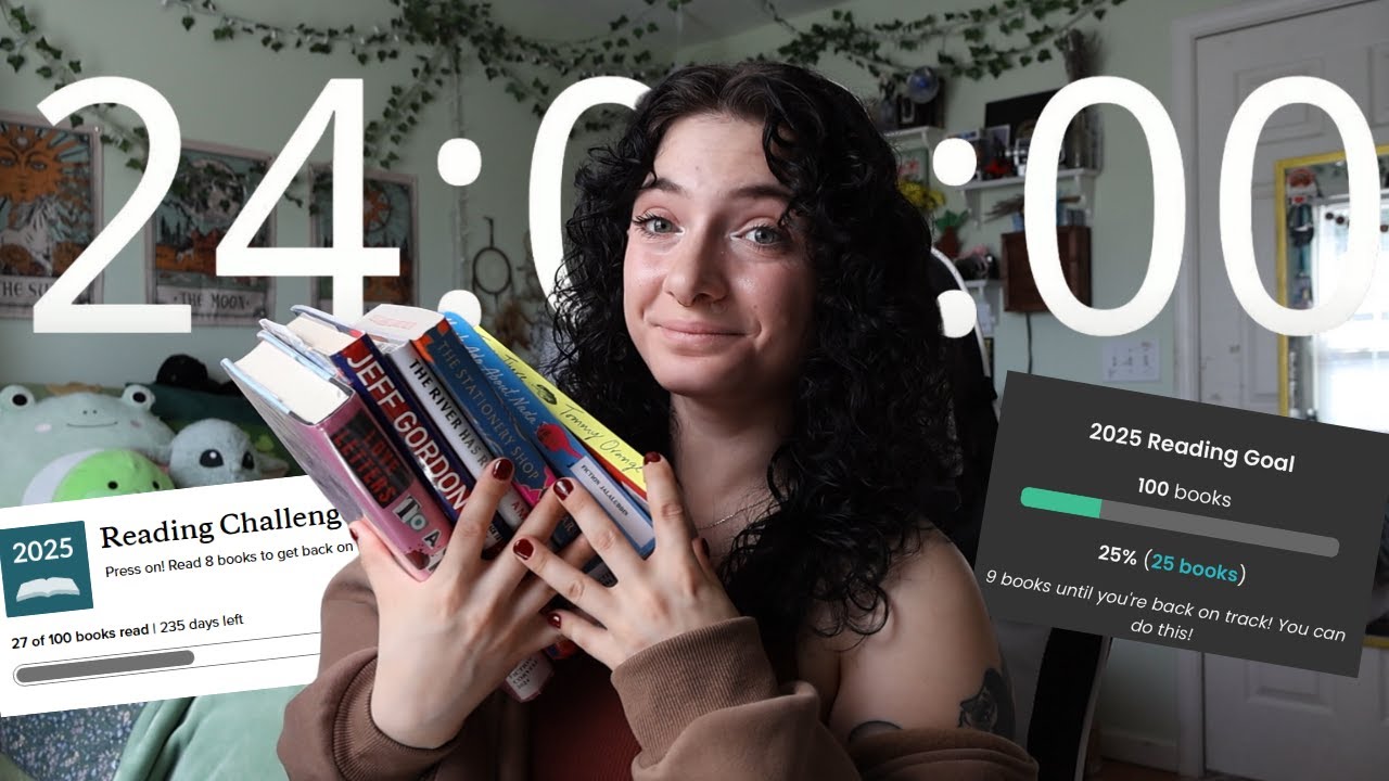 reading for 24 hours to catch up | reading vlog