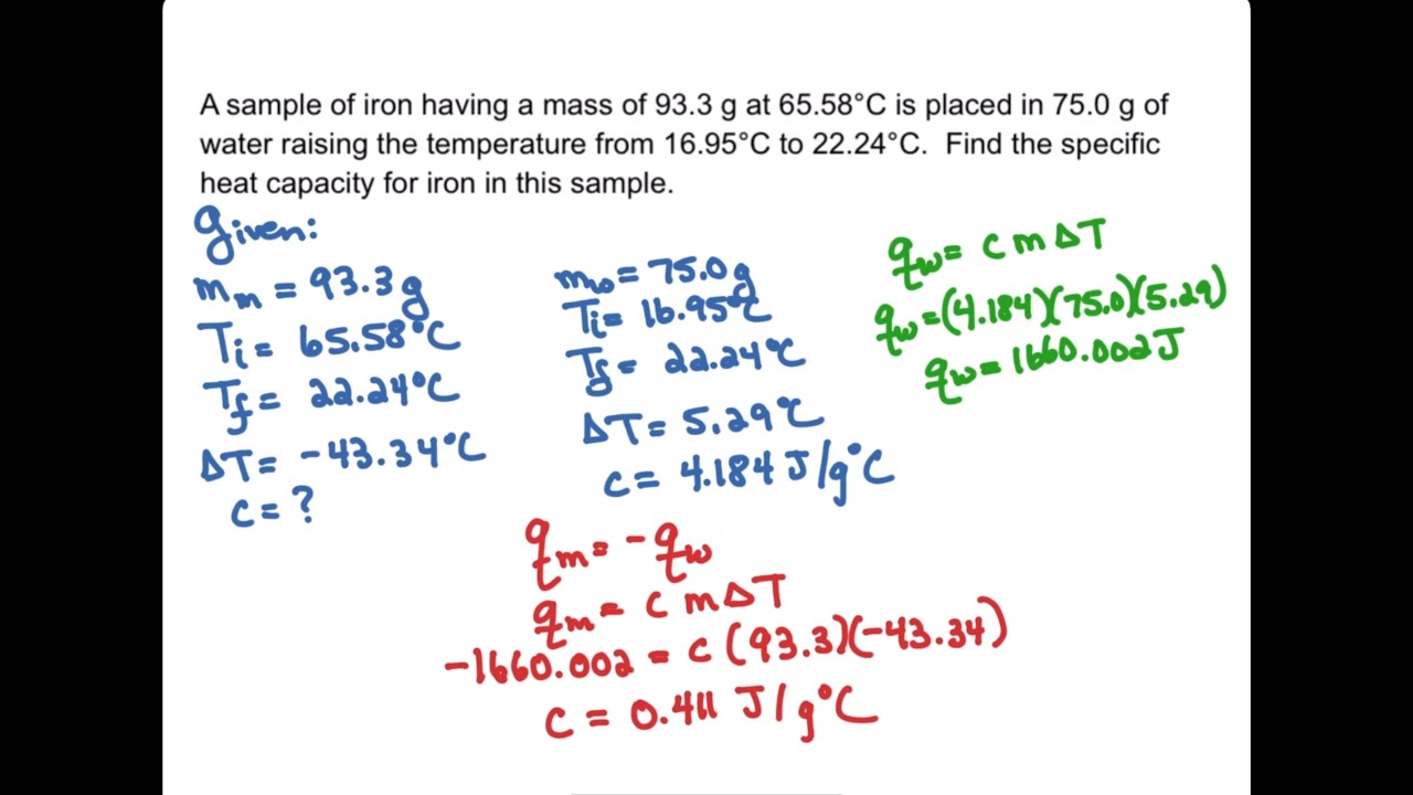 Thermochemistry Practice Problems