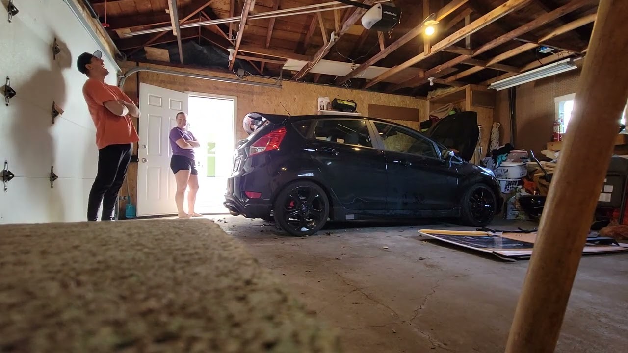 2016 fiesta st Flowmaster exhaust with Whoosh high flow downpipe.