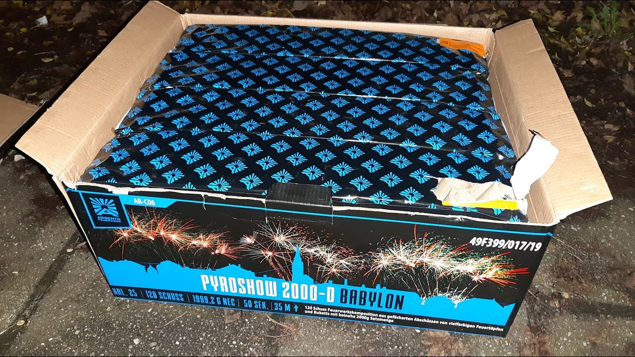 ✪ Argento Pyroshow 2000-D Babylon 120sh | Oud & Nieuw 2022/2023
