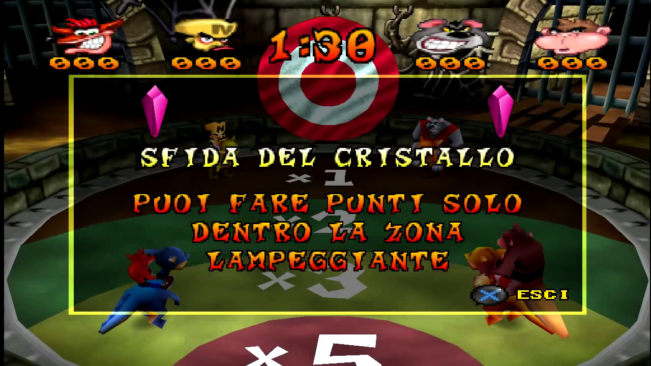 Crash Bash (ITA) Parte 15 HD Warp Room 5(CRISTALLI)