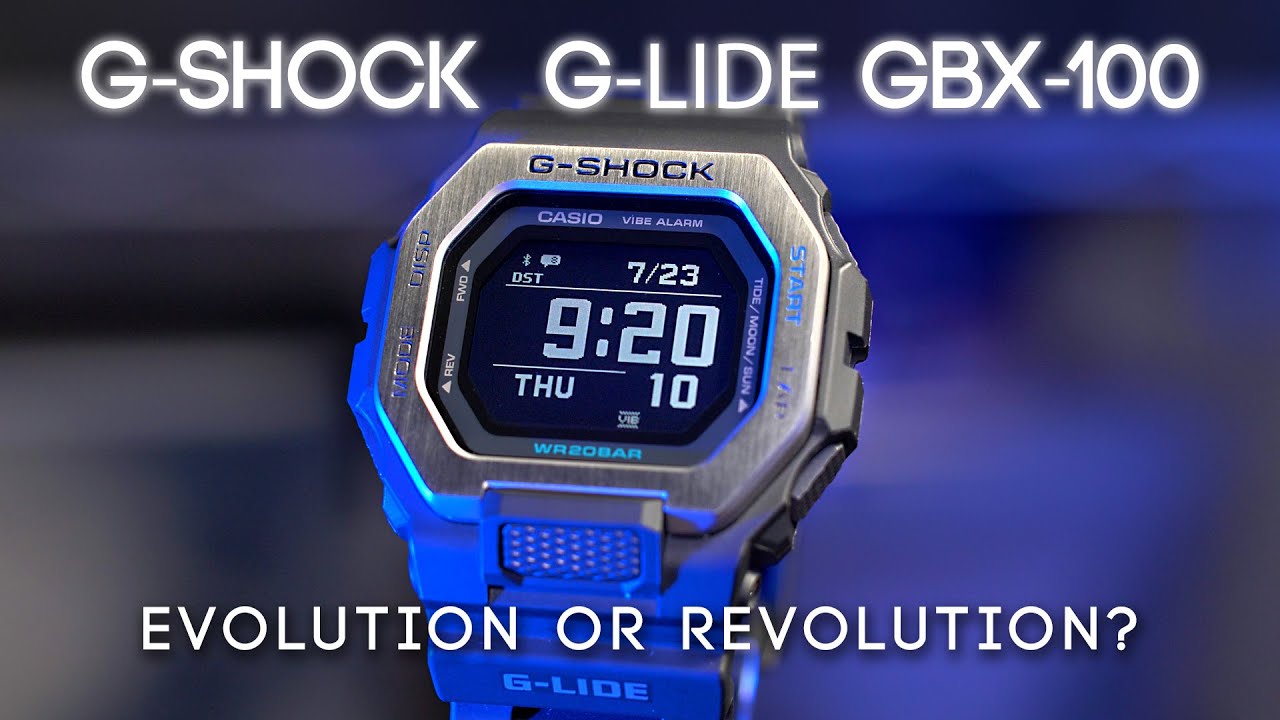 G-SHOCK G-LIDE GBX-100. Evolution or revolution of the G-Shock square?