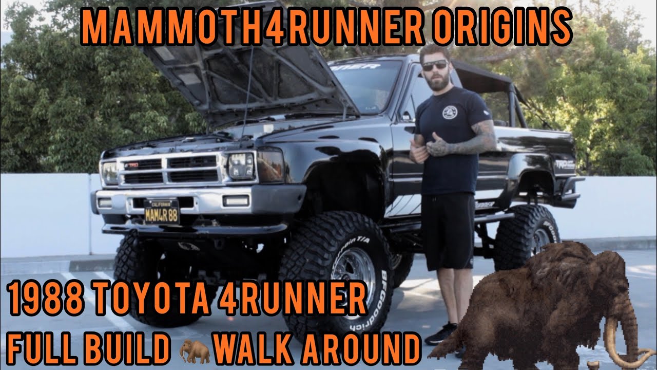 OG Mammoth4runner 1988 4runner Full Build Walk-around