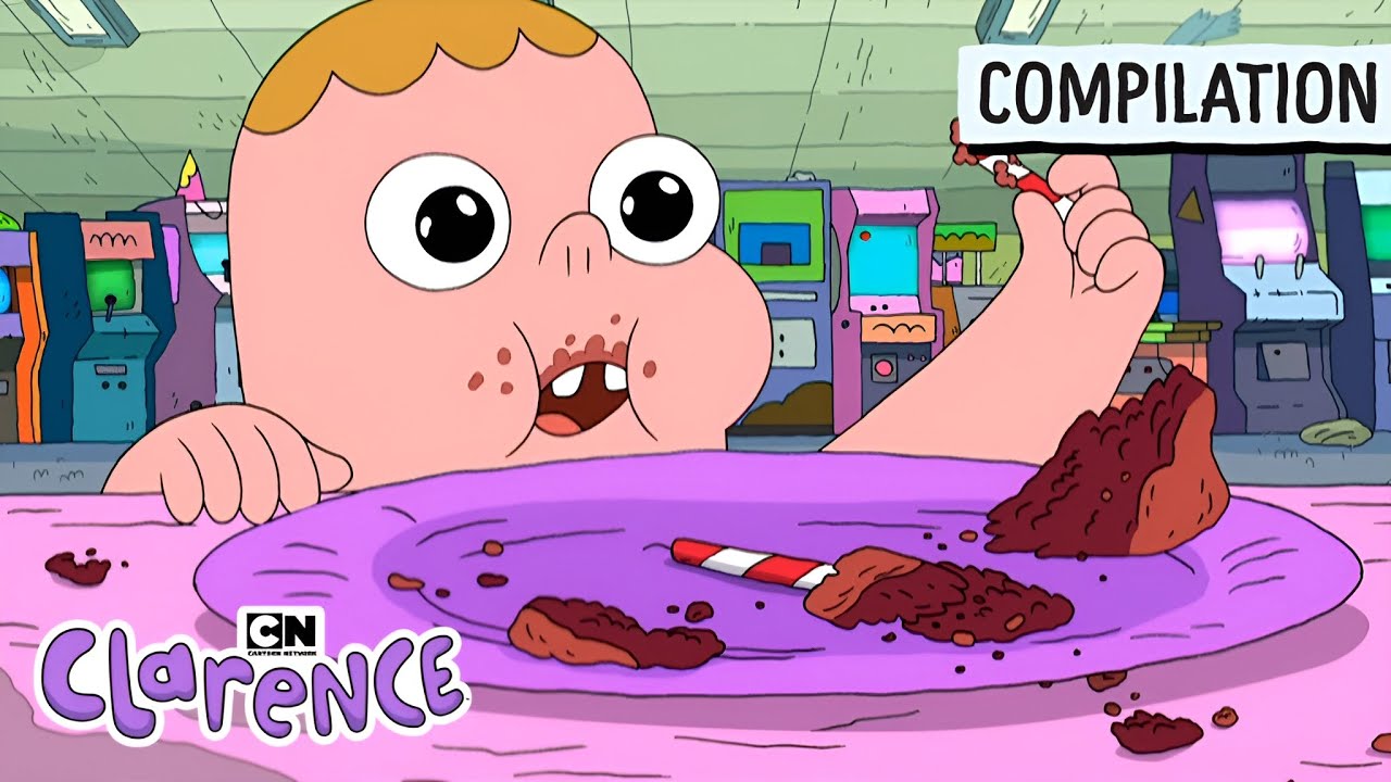 Clarence's Funniest Moments with Friends! | 1-Hour Mega Compilation | Clarence | Cartoon Network
