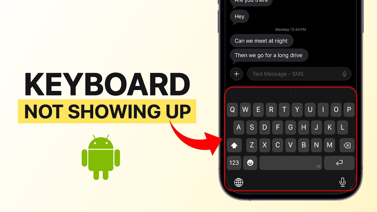 Как исправить проблему с отсутствием клавиатуры на Android?