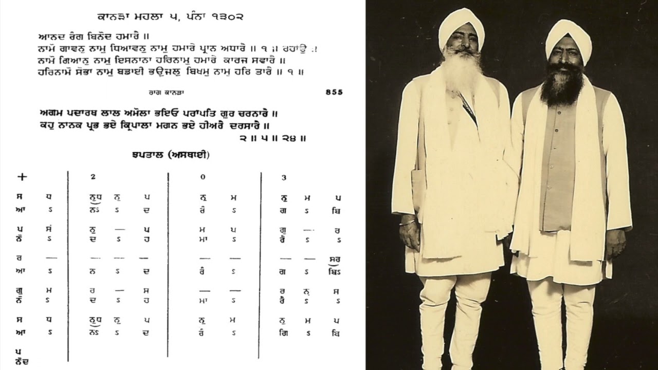 Aanad Rang Binod Hamarai (Puratan Reet) - Bhai Avtar Singh Ji & Bhai Gurcharan Singh Ji Delhi Wale