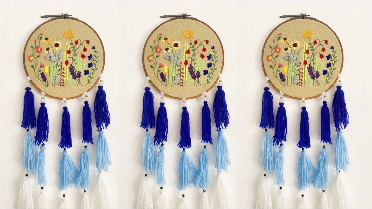 Embroider Dream Catcher #embroidery #handmade #viral #trending #art #design #fyp #foryou #2026 #new