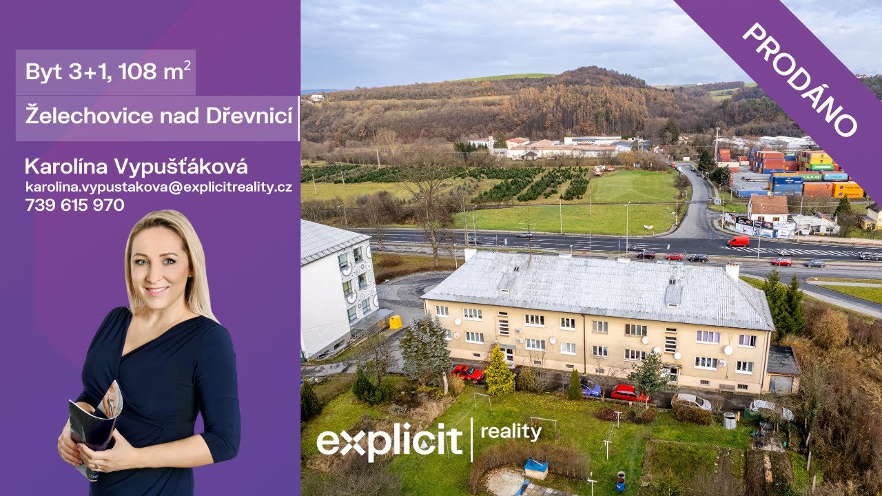 Karolína Vypušťáková - Byt 3+1, 108 m² - Želechovice nad Dřevnicí/PRODÁNO