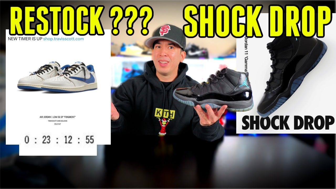 ВОЗОБНОВЛЕНИЕ ФРАГМЕНТА ТРЭВИСА СКОТТА??? ШОК-ВЫХОД JORDAN 11 GAMMA BLUE