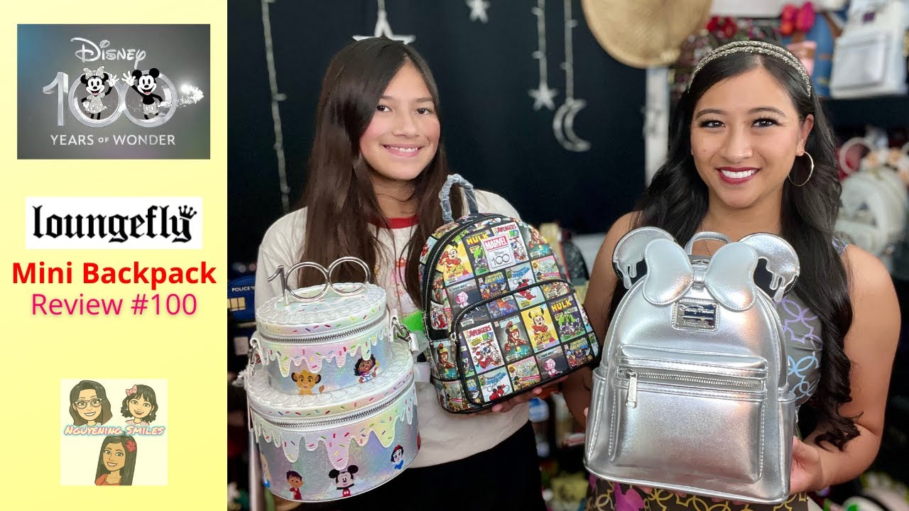 Disney 100 Years of Wonder | Loungefly Mini Backpack review #100 | Nguyening Smiles