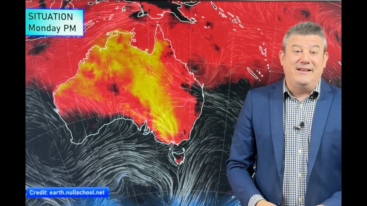 Large dry but windy areas for Australia + Christmas Day weather