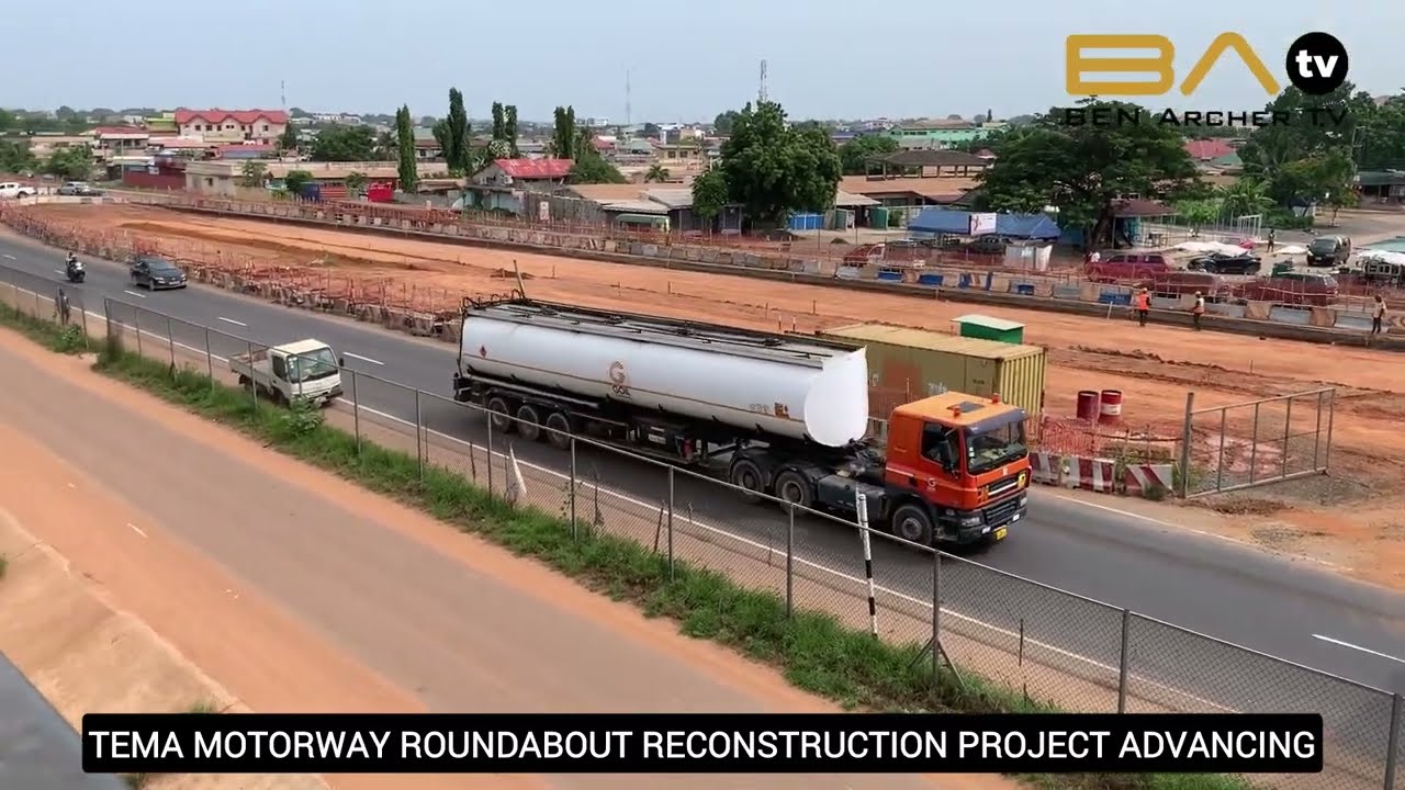 New Shots! Accra Tema Motorway Reconstruction Project Advancing Rapidly