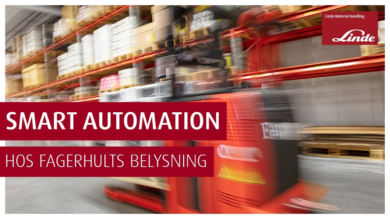 Lindes autotruckar hos Fagerhults Belysning