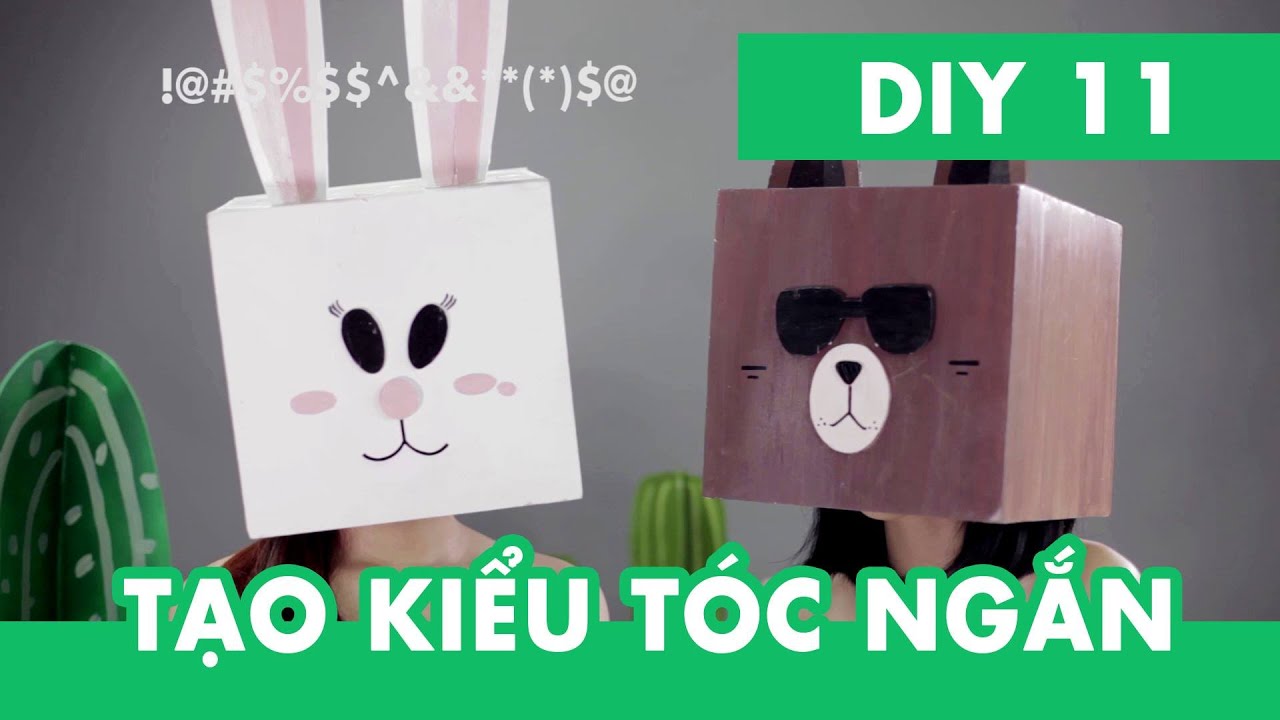 DIY 11 | Tạo kiểu tóc ngắn | Ngọc Thảo [ Hướng Dẫn Tết Tóc ]