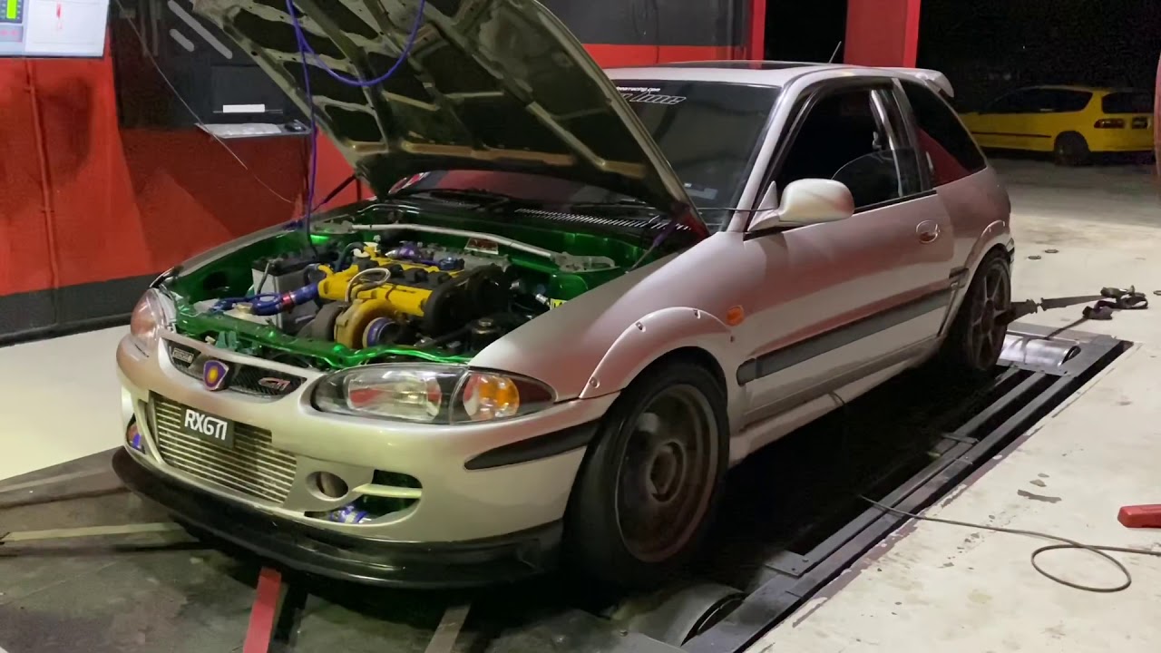 Satria GTi EVO 3 Dyno @ PJG Racing Dynojet, Kota Bharu, Kelantan
