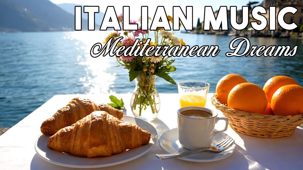 🎶 Italian Vibes & Mediterranean Music 🎶 2+ Hours Scenic Amalfi Coast & Lake Como Relaxation 4K