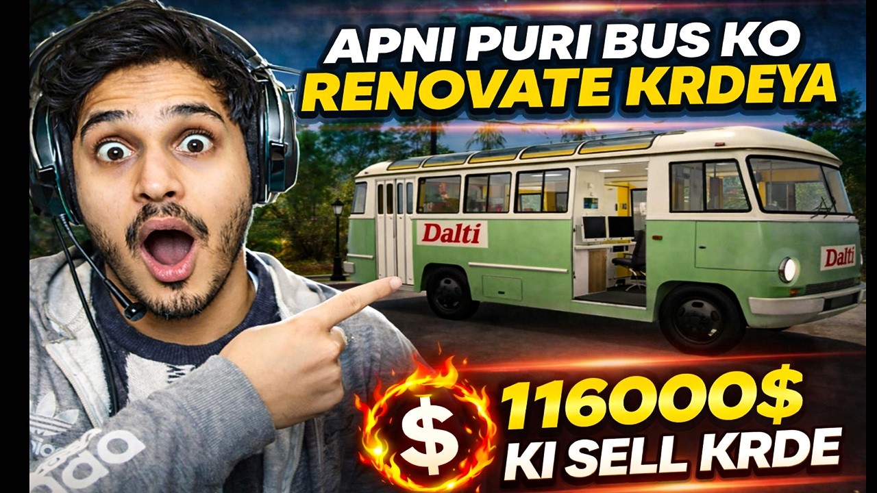 APNI SCHOOL BUS KO PURA RENOVATE KR DERA | BEFOR AND AFTER PART 7