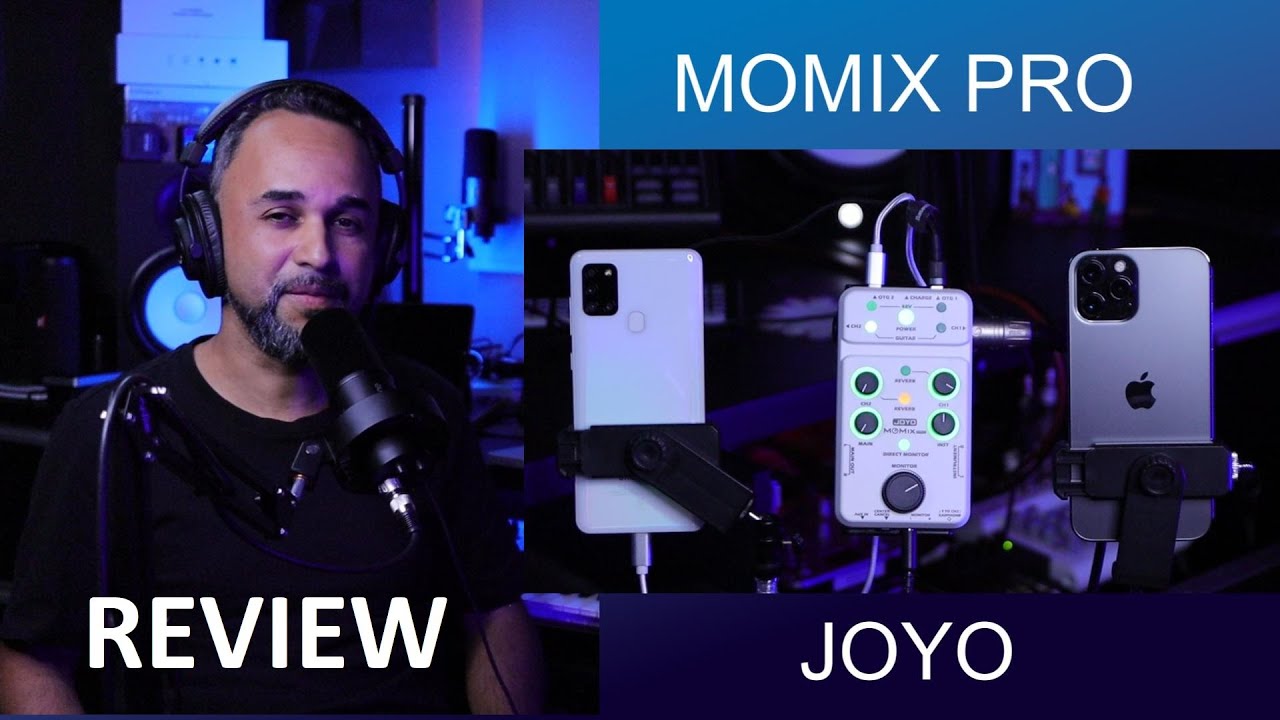 Review - MOMIX PRO da marca JOYO ( Mixer e Interface de Áudio USB )