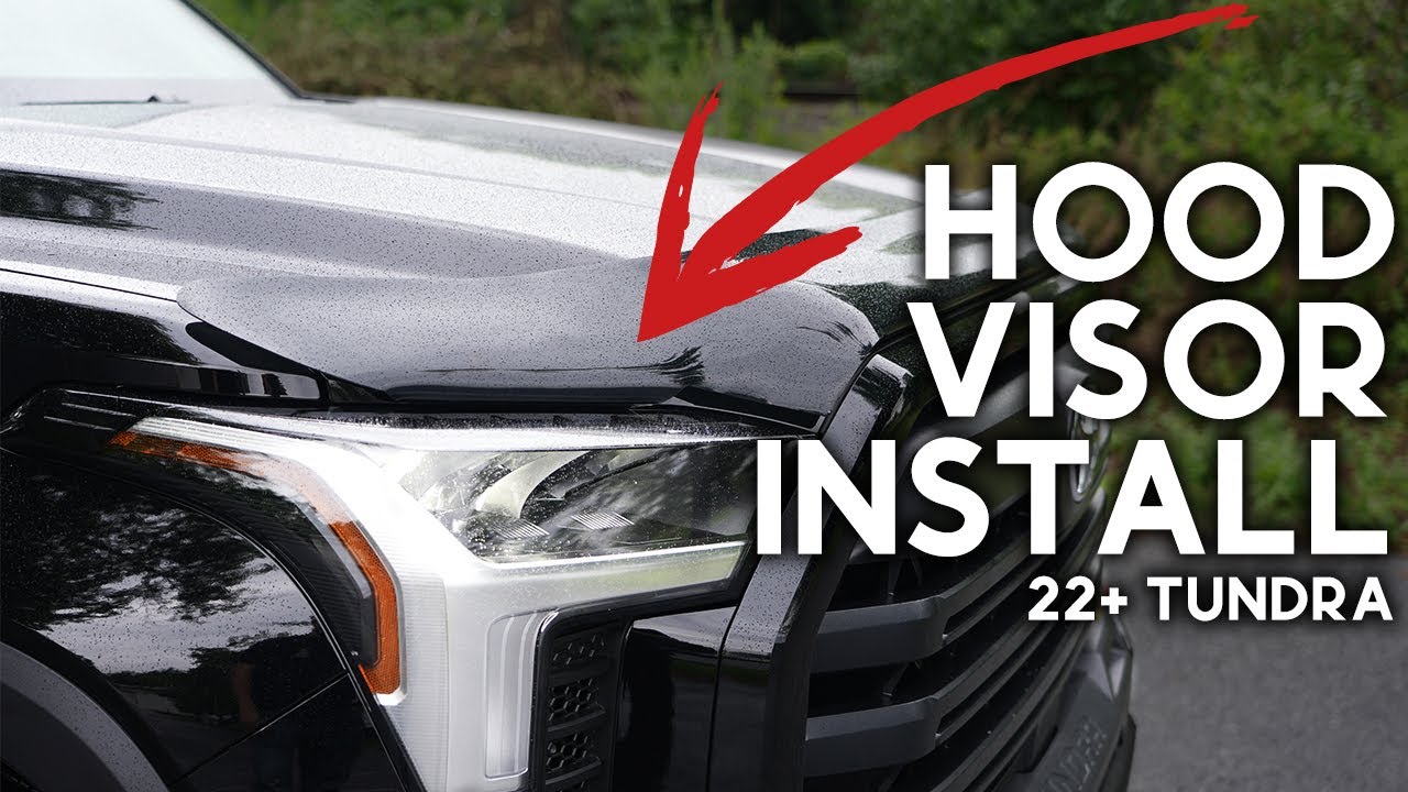 Step-by-Step: Installing AVS Hood Visor on a Toyota Tundra!