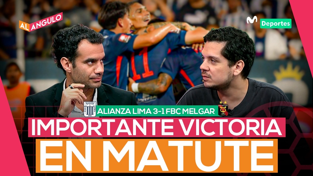 ALIANZA LIMA 3-1 FBC MELGAR: VICTORIA QUE LOS COLOCA COMO LÍDERES DEL TORNEO APERTURA | AL ÁNGULO 🥅⚽