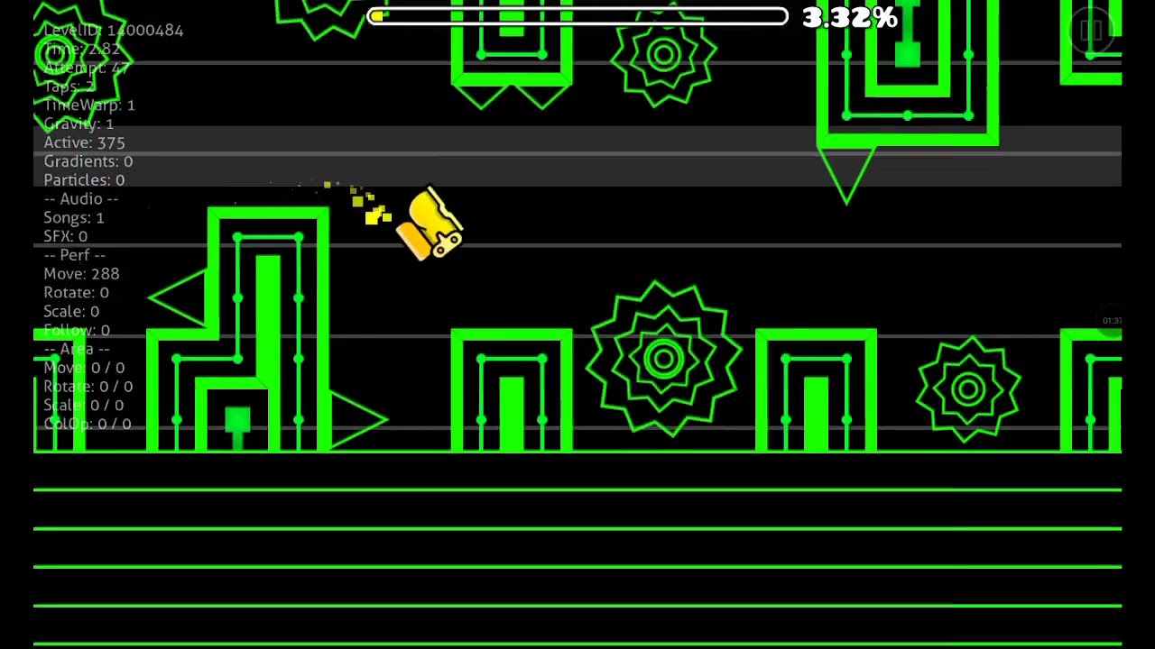 Im back and im trying to beat easy demons rn (the 2nd easy demon im trying to beat is retro circles)