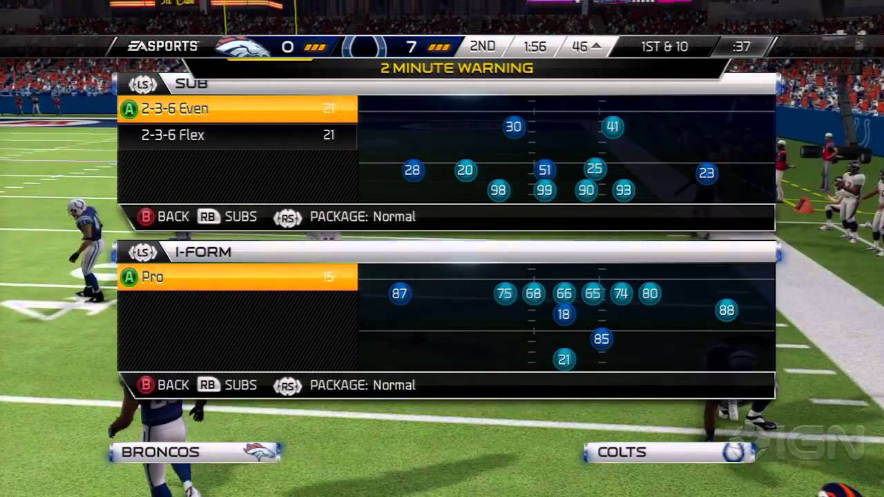 Sunday Night Football:  Broncos vs. Colts - Madden NFL 25 Commentary