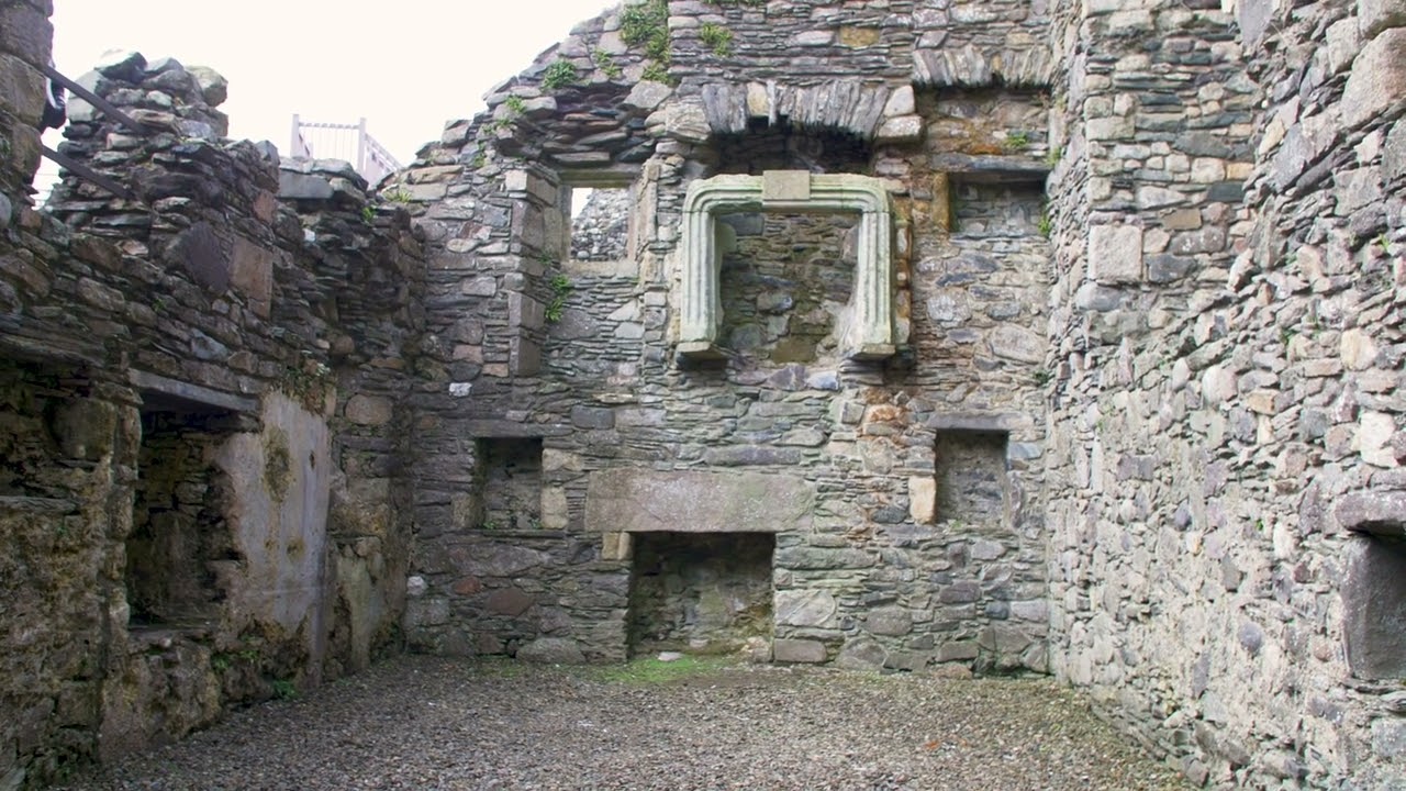 Kitchen and the Gatehouse at Dunstaffnage Castle