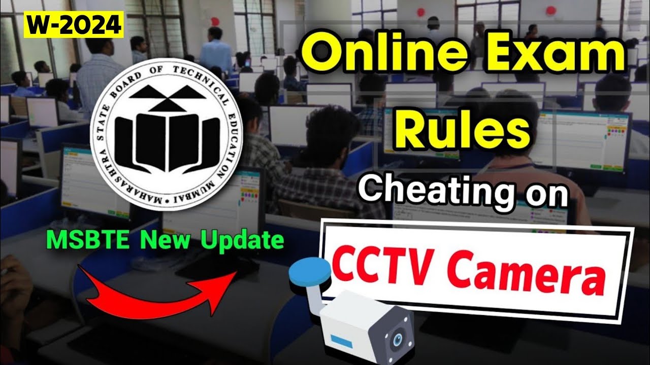 MSBTE Online Exam 2024: Cheating & Rules for Exam Msbte News Today