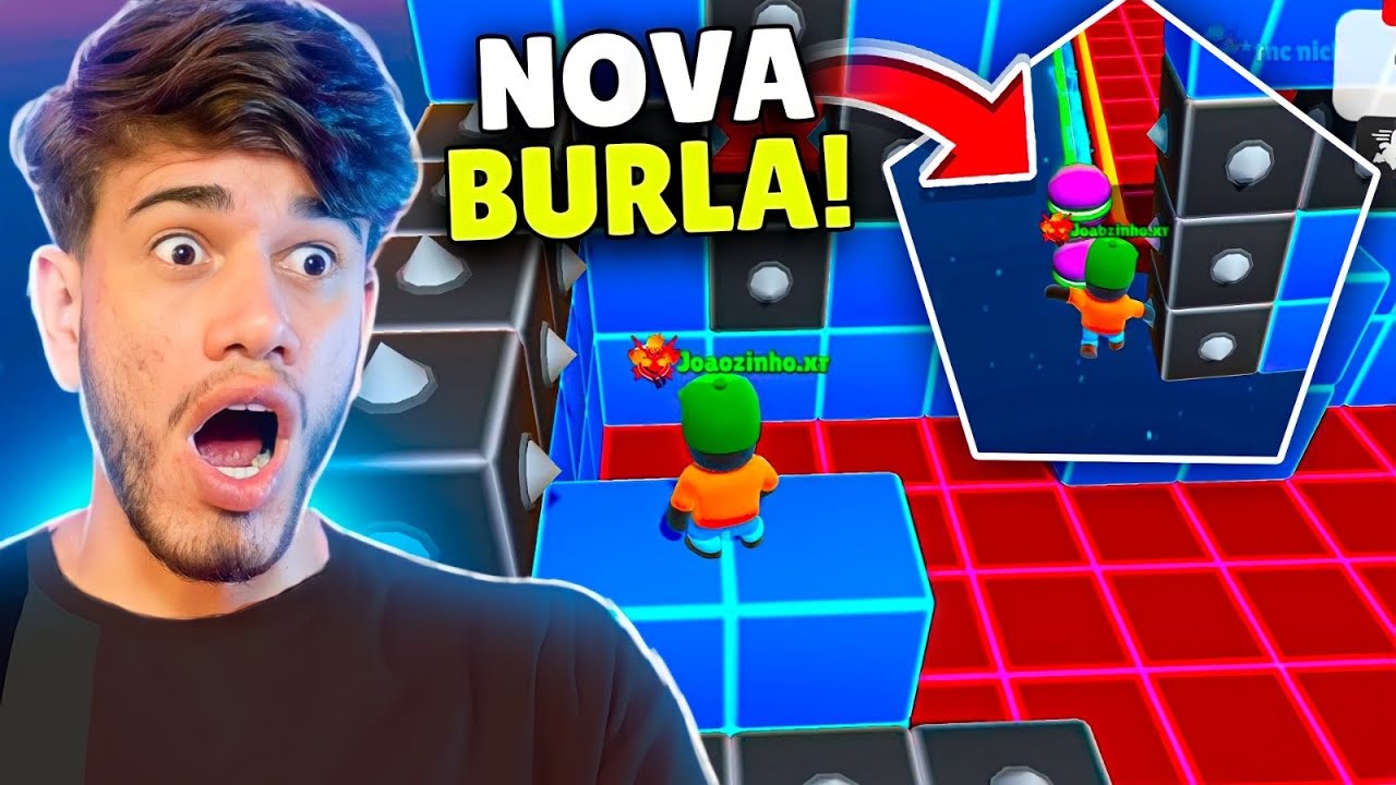 SEU MESTRE MANDOU NO STUMBLE GUYS - ELE FEZ UMA BURLA NOVA NO BLOCKDASH!