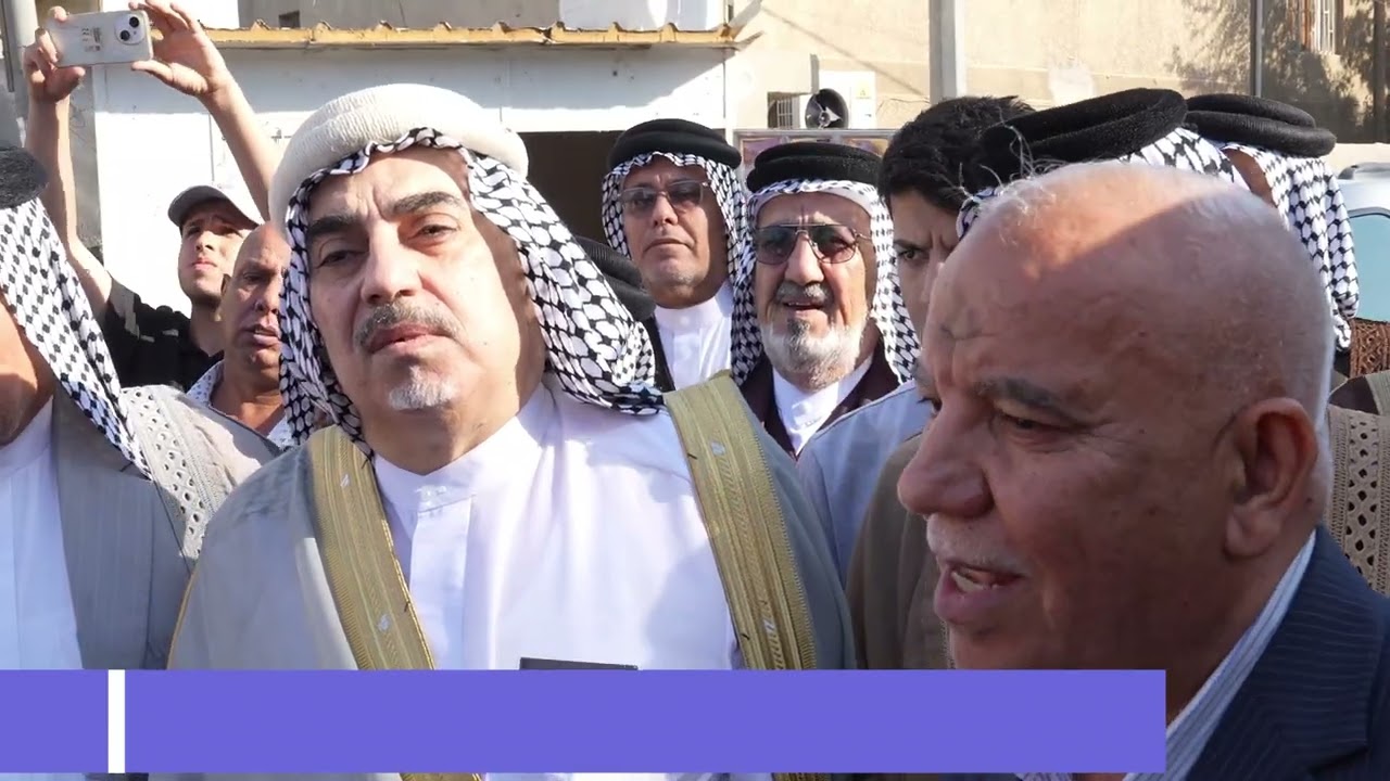 الامير محمد ربيعه محمد الحبيب يعزي عشيرة ال يودة بوفاة اللواء عبد الستار ألربيعي