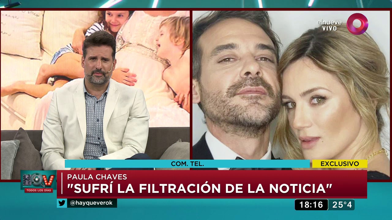 Paula Chaves: 'No me gustó que se filtrara la noticia'
