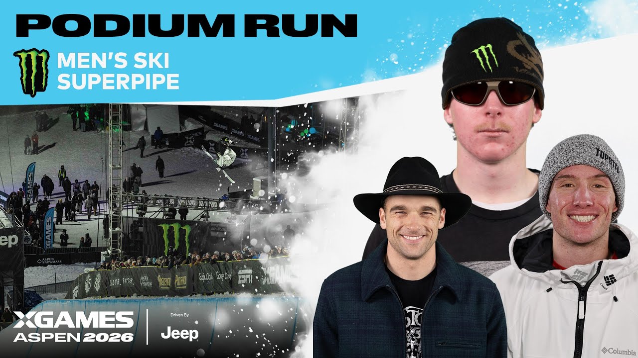 Monster Energy Men&rsquo;s Ski SuperPipe: Top 3 Medal Runs | X Games Aspen 2026