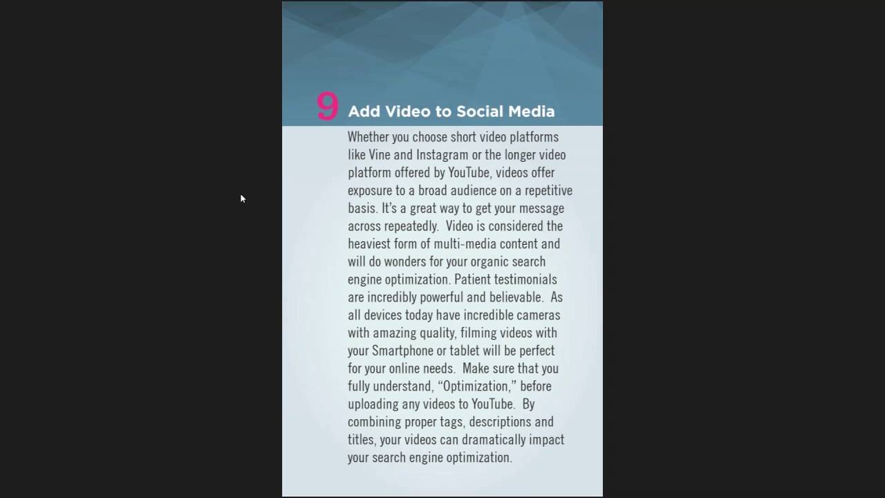 32 Online Dental Office Marketing Tips (by Dentainment)