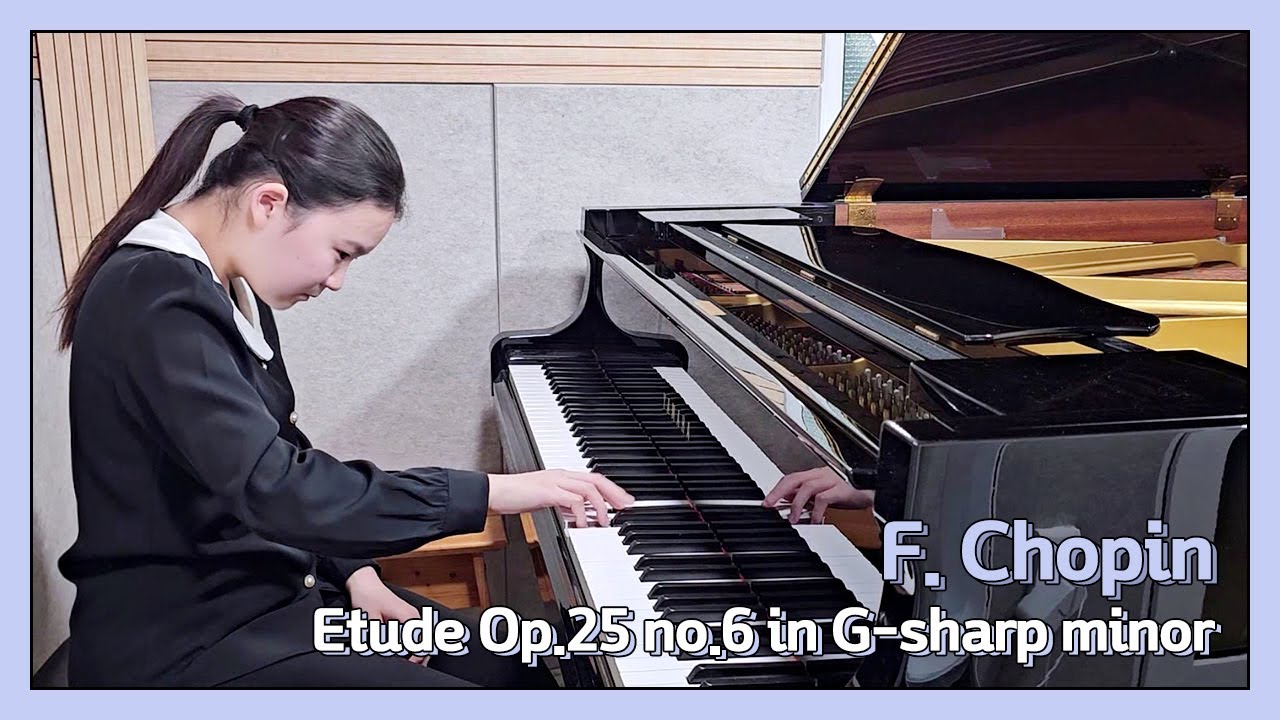 F. Chopin - Etude Op.25 no.6 in G-sharp minor (쇼팽 에튀드 25-6)