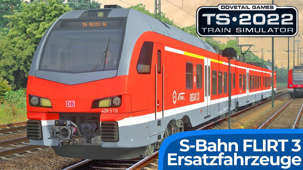FLIRT in der S-Bahn | Ersatzzug im Köblitzer Bergland | TRAIN SIMULATOR 2022 | Stadler Rail – BR 428