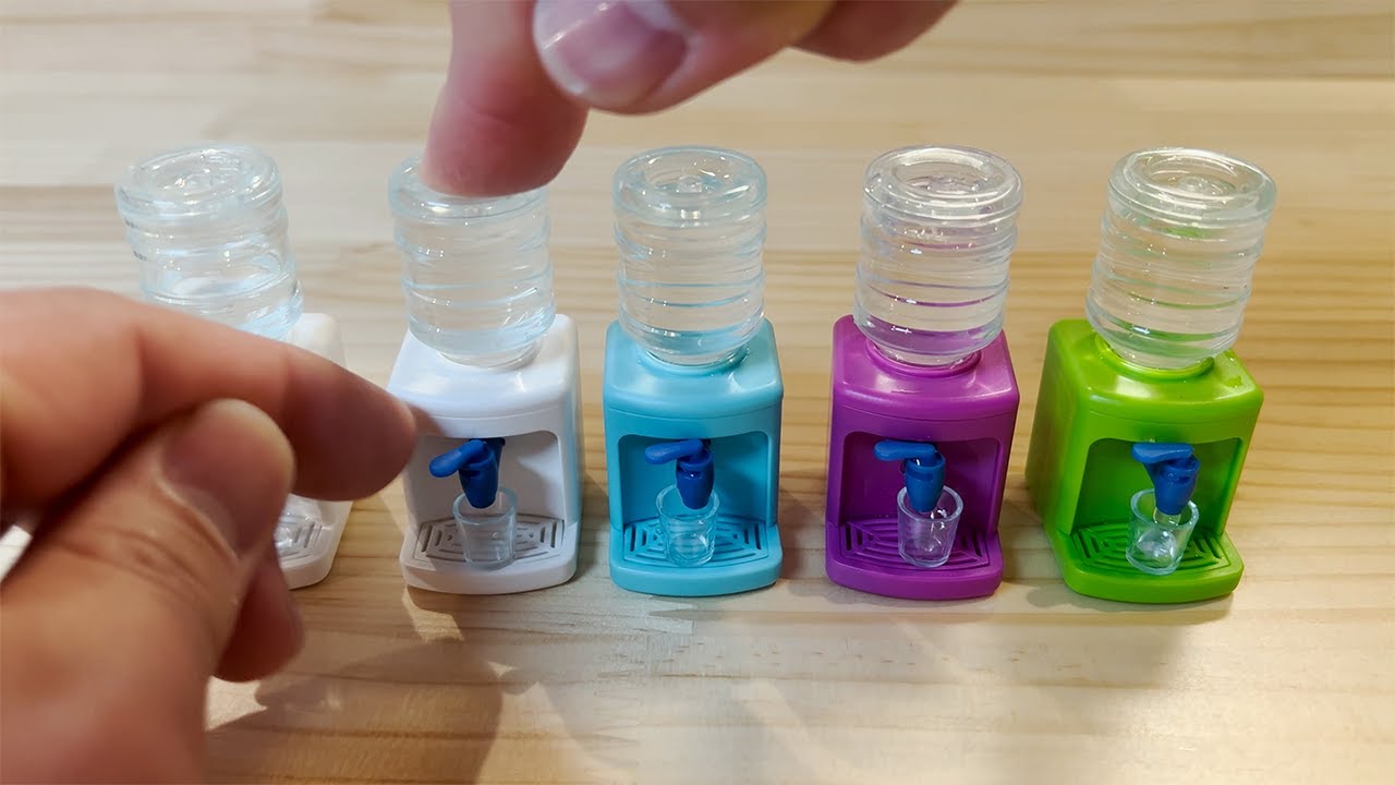 Capsule toy Miniature water server 水が出る！ミニチュアウォーターサーバー