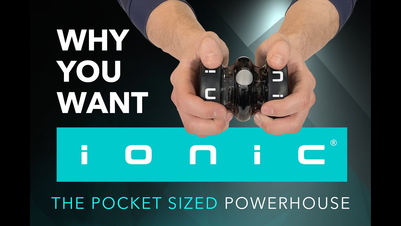 IONIC® Dual gyroscopic upper body exerciser, revolutionary training for arms, shoulders, chest & abs