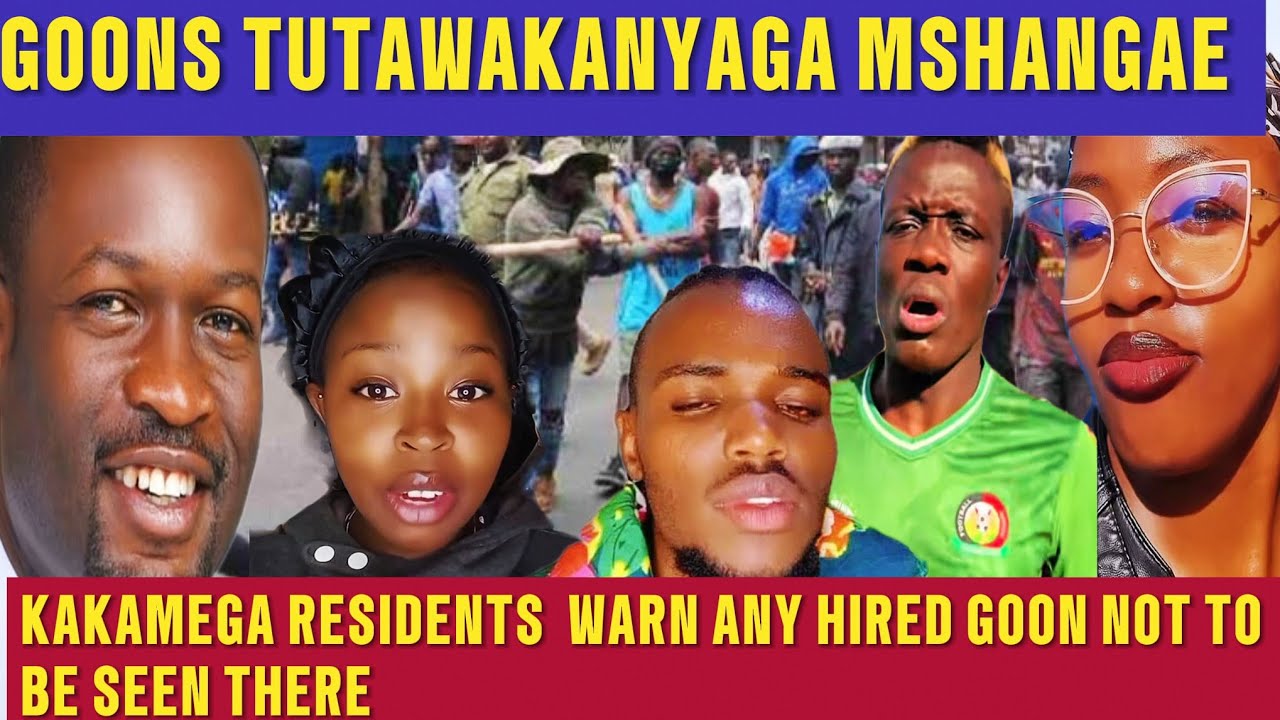 KAKAMEGA RESIDENTS WARN ANY HIRED GOOD PLANNING TO DISTRUPT LINDA MWANANCHI THATS GOING TO HAPPEN 