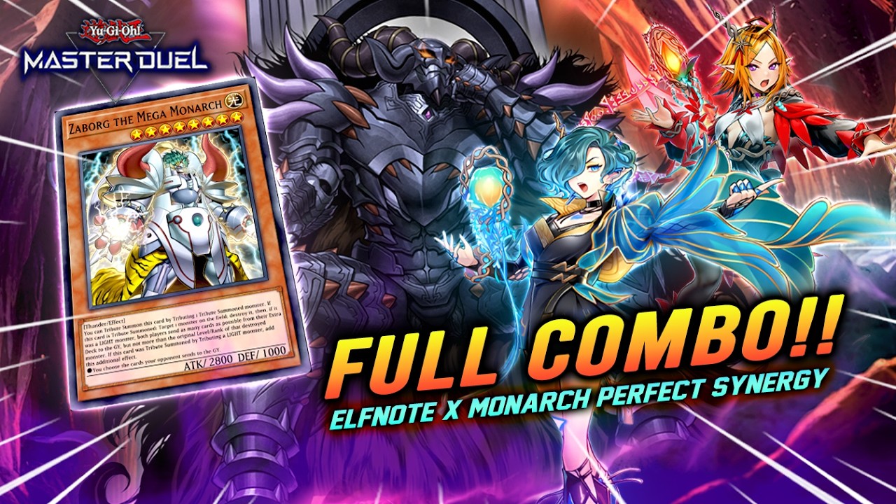 HIT MASTER RANK With Perfect SYNERGY! Monarch x Elfnote! Delete Extra Deck! [Master Duel]